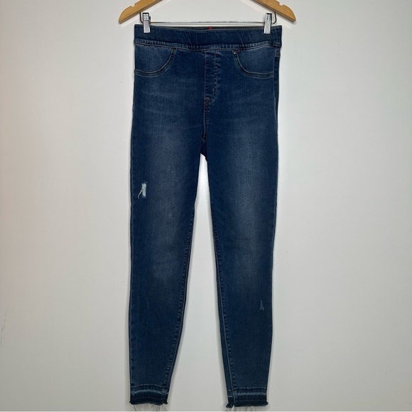 SPANX Distressed Skinny Jeans Size XL #20203R - Picture 2 of 11